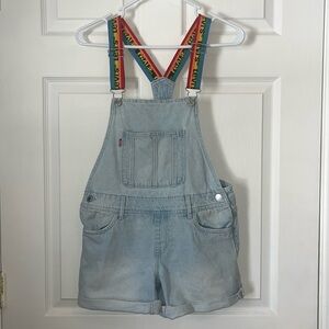 Levi’s Rainbow Strap Shortalls - Size 14